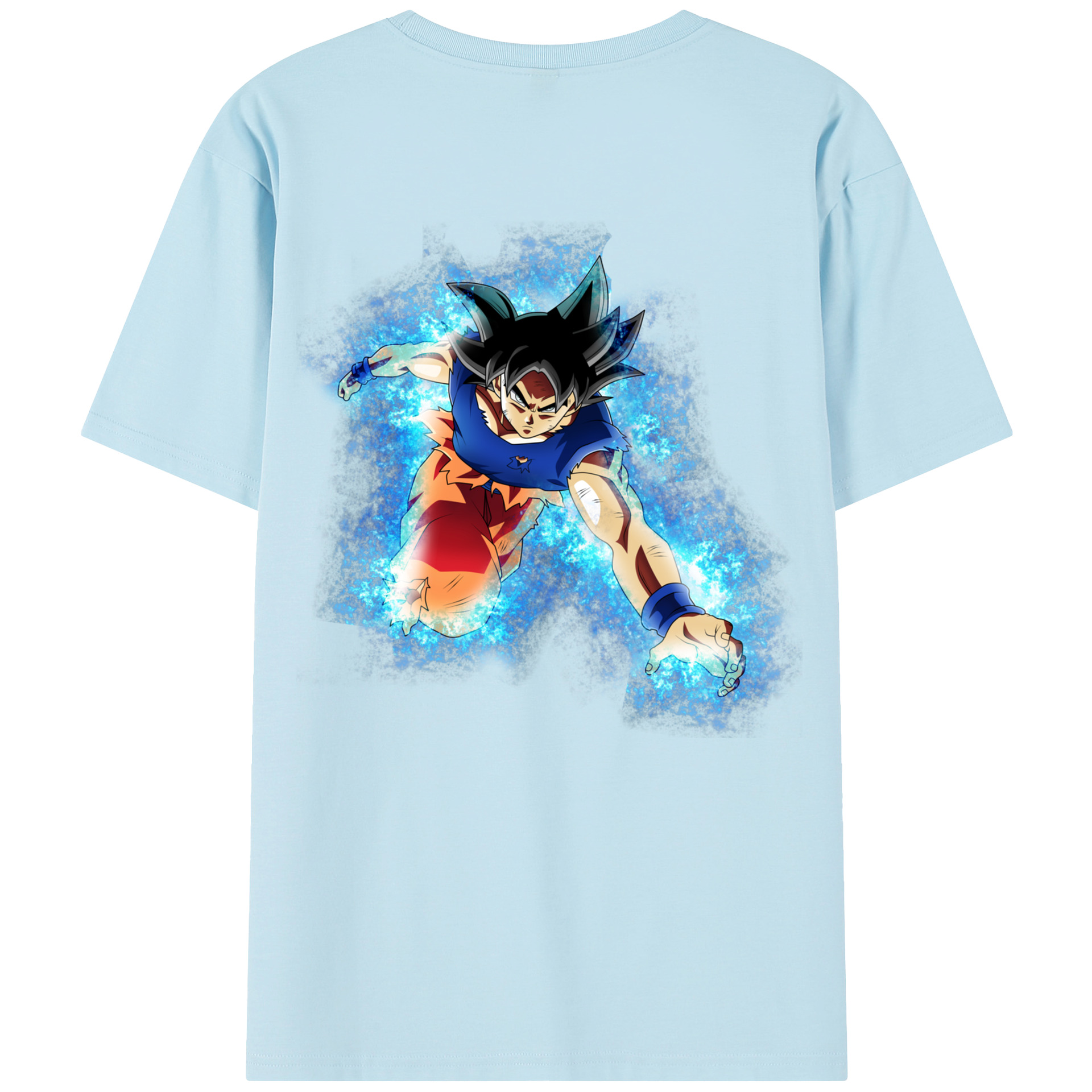（画像用） ドラゴンボール 孫悟空（そん ごくう）Son Goku カカロット DRAGON BALL Kakarotto 綿100％半袖Tシャツ（背面プリント）